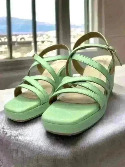 Pure Pastel Green Wedges - cunei